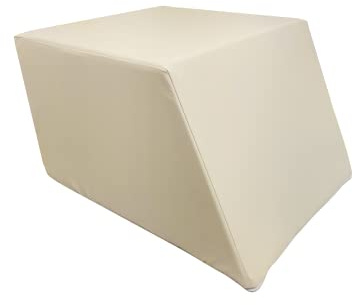 MiaSuite Cuscino a Trapezio per gambe, Supporto per sollevamento gambe, misura 55x40x30 cm - Waterfoam, Rivestimento Sfoderabile e Impermeabile
