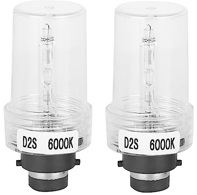2 Stück Weiße Xenon-ScheinwerferLampen, D2S 6000K 35W Auto-Ersatz-sichere Helle XenonScheinwerfer-Glühbirne