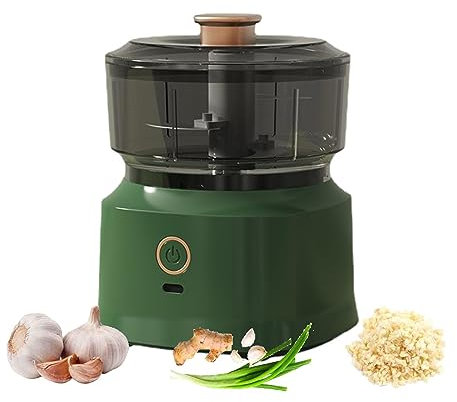 Gomice Tritatutto Elettrico per Aglio,Tritatutto per Alimenti Tritatutto per Aglio Multifunzionale di Grande capacità Portatile - Chopper Elettrico USB da 350 ml per Carne, Pepe, Frutta