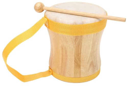 Handtrommel, Tragegurt-Design, Conga-Trommel für Auftritte (YELLOW)
