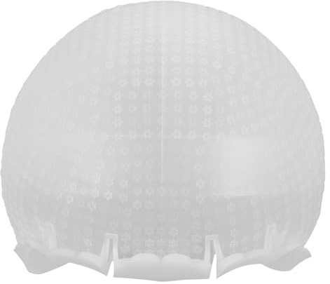 Gogogmee Bonnet de coloration réutilisable en silicone avec trous pré-percés pour une coloration sans effort des mèches et un motif d'étoile élégant pour les coiffeurs