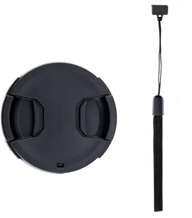 JJC 86mm Lens Cap Snap-on Front Camera Lens Cover with Lens Cap Keeper Compatible with Canon Nikon Sony Camera Lens and Other Lenses with 86mm Filter Thread