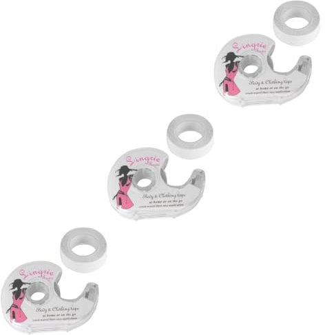 COLLBATH 6 Pz Nastro in Tessuto Trasparente Per Cinturino Adesivi Per Costumi Nastro Antiscivolo Per Il Corpo Nastro Trasparente Per Il Corpo Nastro Biadesivo Per Vestiti Adesivi Rimovibili