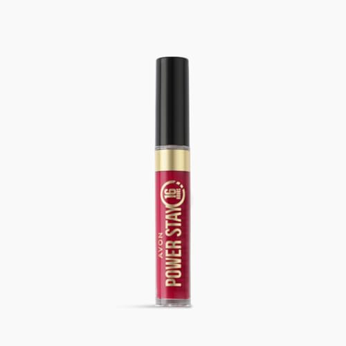 AVON Tinta Labbra Power Stay - Resilient Red | Lip Stain A Lunga Tenuta, Colore Intenso Per Una Durata Fino A 16 Ore | Rossetto Lunga Durata E Confortevole Con Formula Leggera | 6ml | Colore rosso intenso fino a 16 ore, con formula leggera e confortevole per una tinta labbra a lunga tenuta