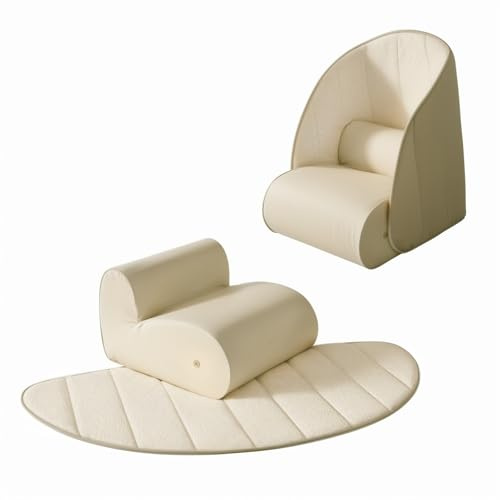 Canapé pour Chambre d'enfant en Mousse à Maintien Fort, Housse Oxford Imperméable, Fauteuil pour Garçons Et Filles avec Dossier Amovible, Housse Lavable, 55x66x48cm