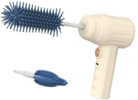 Innovative Electric Baby Bottle Brush With Ergonomic Handle Portable Silicone Nipple Cleaner Cleaning Tool Home And Travel Bottle Brush