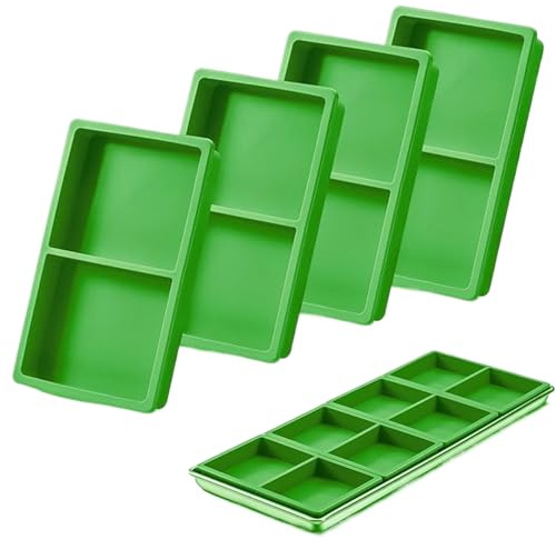 Compartimentos de silicona para congeladores, separadores de rejilla de secado de silicona | Accesorios apilables Esteras protectoras para dulces de chocolate