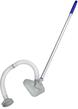 F Fityle Juego de mangueras aspiradoras de piscina con manguera flexible, spa de hidromasaje inalámbrico portátil con cepillo, herramienta de limpieza para
