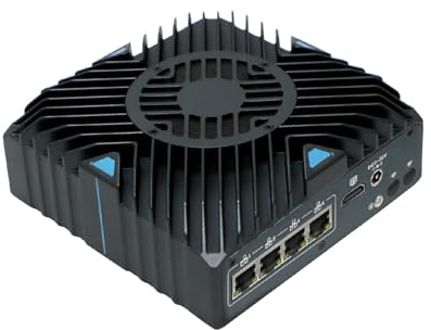 ANDAQI Micro Firewall Appliance, Mini PC, PFSense, Mikrotik, OPNsense, VPN, Router PC, I3 10110U, RX19, 9-36V Wide Voltage, 4 x Gigabit LAN, HDMI, Vesa Mount, 0 RAM, 0 Storage, Barebone No System