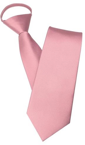 RBOCOTT Pink 3.15 Pre-tied Tie Adjustable Necktie for Business and Wedding Party 8cm(2)