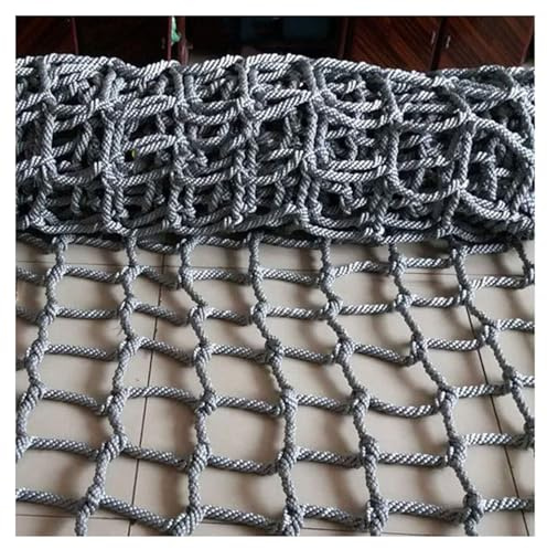 Kletternetz für Kinder im Freien – 1 x 7,5 m lange, strapazierfähige Polyester-Strickleiter für Baumhäuser, Spielplätze und Balkone – sicheres, lustiges Klettergerät für abenteuerlustige Kin