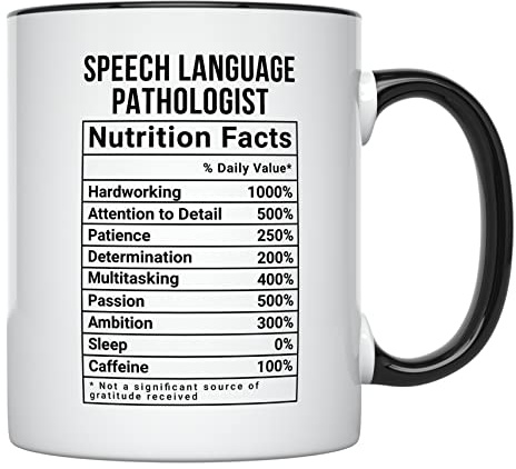 Logopeda Tazas De Cerámica Duradero Tazas De Desayuno Elegante Taza De Café Para Leche Cappuccino Escuela 330Ml