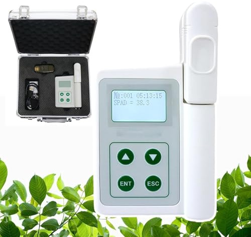 Misuratore di clorofilla portatile per misurazione accurata della vanga, rilevamento ad alta precisione della clorofilla, ideale per agricoltori, giardinieri e scienziati