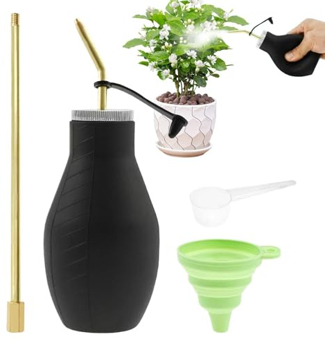 Generico Dispenser di polvere da giardino - Dispositivo di erogazione di da 7,09 pollici, di applicazione di polvere di precisione da 200 ml, strumento di distribuzione portatile per tr