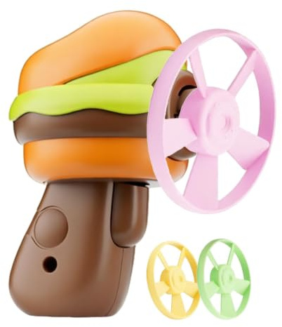 Juguete Disco Platillo Volante con Hélice Giratorio Iluminado Interactivo | Juguete Platillo para Niños y Niñas, Interior, a partir de 3
