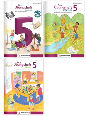 Sicher ins 6. Schuljahr – Paket: Rechnen – Schreiben – Lesen – Grammatik · Klasse 5: Wichtige Grundlagen des Stoffs der 5. Klasse wiederholen, um gut ins 6. Schuljahr zu starten.