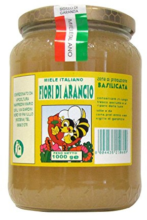 Apicoltura Manfredini - Miele Di Agrumi (Arancio - Calabria), Peso Netto: Vaso Vetro 1000 Gr