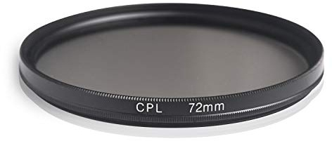 Ares Foto® 72mm Filtro de polarización Circular. Circular Polarizing Filter. Fabricado en Aluminio y Vidrio óptico. Compatible con Canon Sony Nikon Fujifilm Tamron Sigma Olympus
