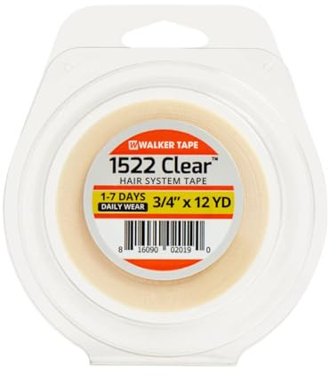 Walker Tape Ruban 1522 Ruban adhésif transparent 12 m x 3/10,2 cm
