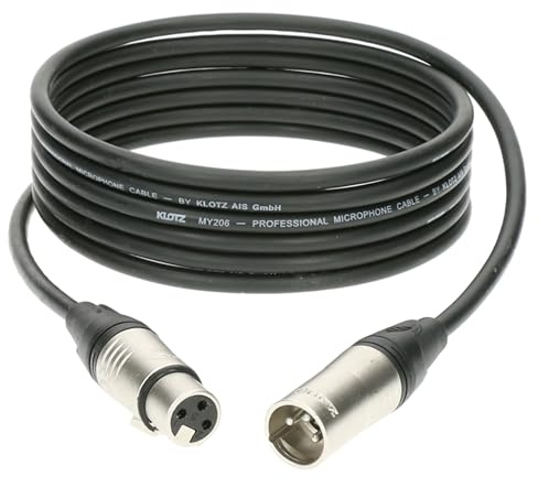 Klotz M1K1FM3000 Mikrofonkabel schwarz 30 m - Mikrofonkabel