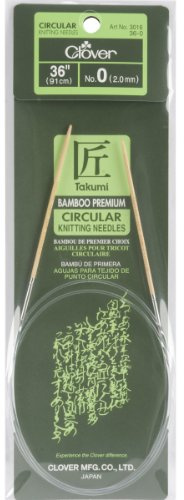 Clover Bamboo Circular Knitting Needle 36 0