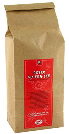 Avitale Roter Pu-Erh-Tee, Chinesischer Roter Tee, Premium-Qualität, 500 g | Chinesischer Roter Tee, besonders schonend verarbeitet, Premium-Qualität aus der 1. Sortierung, mildes weiches Aroma
