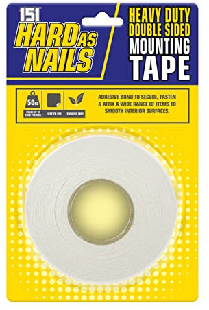 151 Hard As Nails Essential Adhesive Mounting Tape, Double Sided