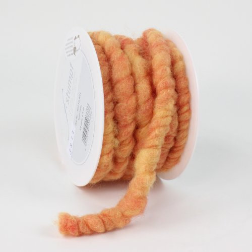 Dekoband Kordel Wollkordel Schleifenband Geschenkband 15 mm, 5 m (blutorange)