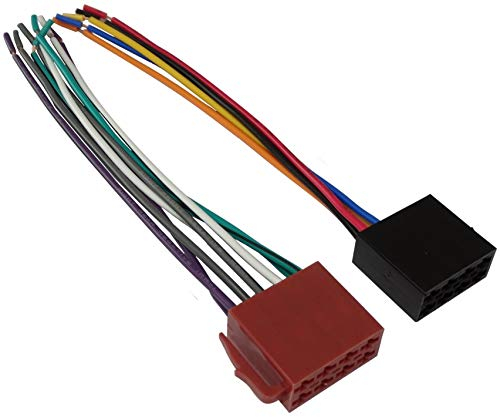 AERZETIX - Set di 2 - Connettore cavo - spina ISO - femmina - standard - per autoradio - C1986