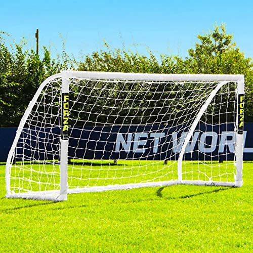 FORZA Match Fußballtor [6 Größen] | Wetterfestes PVC-Fußballtor für Garten & Training | Robustes Gartentor mit optionaler Zielfolie