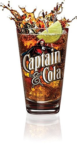 Lot 6 verres Captain Morgan Cola Verre 33 cl Verre à long drink