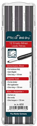 Pica BIG DRY Kit de mines pour charpentier 2H - blister