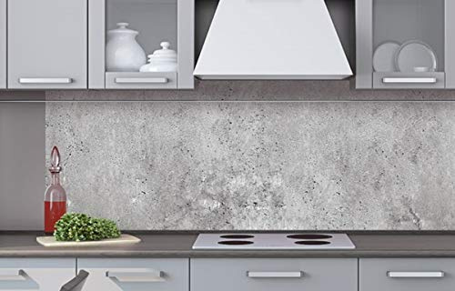 Dimex Küchenrückwand Verbundplatte Beton II 180 x 60 cm | Spritzschutz Küche für Herd & Spüle | Premium Qualität Acrylglas, Stärke 5 mm - Made in EU