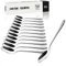 COM-FOUR® 12x Teelöffel aus rostfreiem Stahl - stilvolles Tafelbesteck im schlichten Design - Teelöffel - Dessertlöffel - Teeservice - ca. 13,5 cm (12 Stück - Teelöffel 13.5cm)