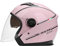 LIONCIANO Motorradhelm mit Doppelvisier, Jethelm Jet-Helm Roller-Helm Scooter-Helm Moped Mofa-Helm Chopper Retro Vintage Jethelme(Sakura Pink)