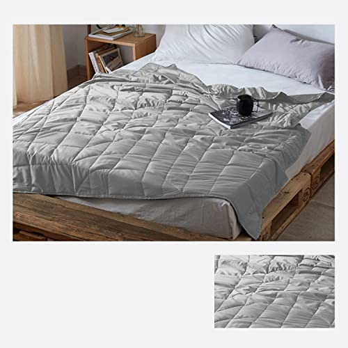 Alivio Weighted Blanket 6kg for Therapy Sensory Anxiety Autism Insomnia Stress Relief (Grey, 125 x 180cm)