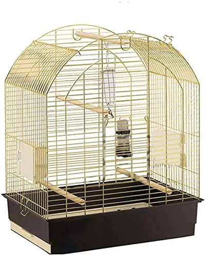 Vogelkäfig Reise Papageienkäfig, Geschenk für Vogelliebhaber Vogelkäfig Edelstahl Großer Papagei (B)