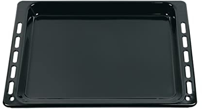 ensipart Backblech für Backofen kompatibel mit Whirlpool 481010683239 emaillierte Fettpfanne mit hohem Rand kompatibel mit C00383277