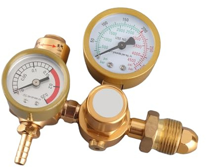 Regolatore di Gas, Regolatore di CO2 Argon, Manometro 3500 Psi, Risparmio Energetico Sicuro per la Riduzione della Pressione MIG