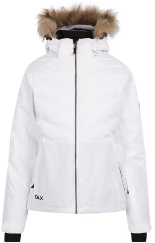 DLX Damen Gaynor Skijacke, White, XL
