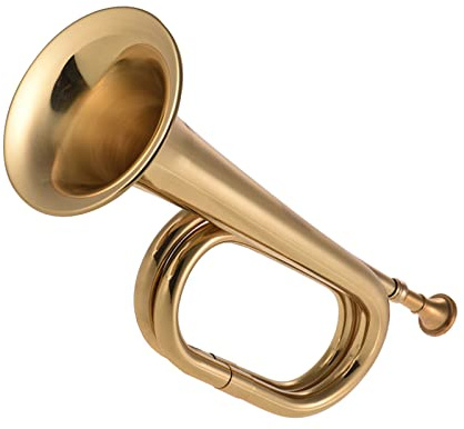 COMETX Tromba Cavalleria in Ottone con Bocchino per Scuola, Banda e Orchestra