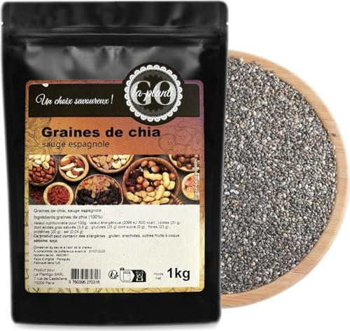 Graine de chia, sauge espagnole 1000 g - LA PLANTIGO