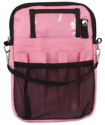 Harilla Krankenschwester-Gürteltasche, Taillen-Organizer mit mehreren Taschen, Gürtel mit verstellbarem Hüftgurt, Krankenschwester-Taillentasche, ROSA