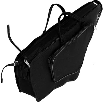 BESTonZON Altsaxophon Tasche aus Oxfordstoff und Schwamm mit Kratzschutz und Praktischem Tragegriff zur Aufbewahrung und Transport des Saxophons Schwarz