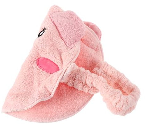 Healeved Serviette Visage Réutilisable Masque Chaud Froid Soin Spa pour Femmes et Filles Rose