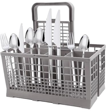 Cestello portaposate per lavastoviglie, 24 x 14 x 24 cm, portaposate universale per lavastoviglie, portaposate per lavastoviglie, cestino per lavastoviglie per posate, adatto alla maggior parte delle