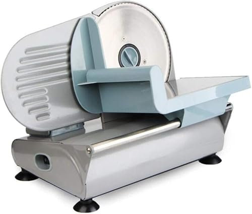 Electric Food Slicer, 150W Stainless Steel Meat Cutter, 0-15mm Slice Thickness, Multi-Function Slicer for Meat, Vegetables, Fruit, Hot Pot, Restaurant