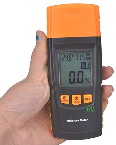 Igrometro Professionale Misuratore di umidità del tester di umidità del legno digitale del display del display del display del display del display del display del display della display di umidità in 4