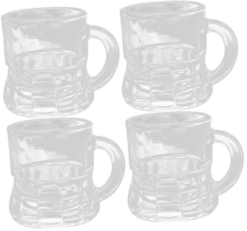 VERDANVERSE 4piezas Mini Vasos De Perfectos Para Cervezas Whiskies y Vinos Versátiles y Elegantes