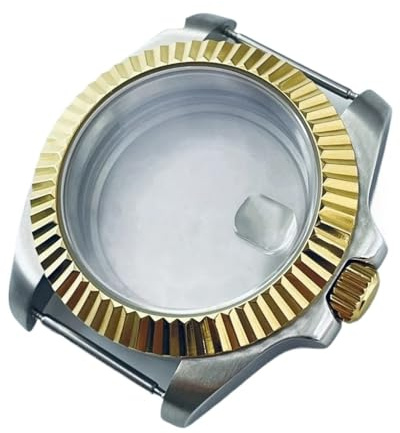 NLNKDTDPAK 40 mm Passar for NH35 NH36 NH34 NH38 NH70 NH72 ETA2824 PT5000 Klockfodral Sterilt fodral Safirglasarmband(B1 With Date Window,NH35 NH36 NH34)